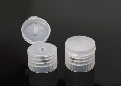 China 28/410 Natural Flip Top Cap, Plastic Dispensing Caps For Bottle, PP Plastic Closures Supplier for sale