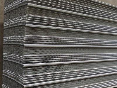 China Customized Rib Lath Mesh Anti Corrosion 4mm 8mm Height ROHS Approved for sale
