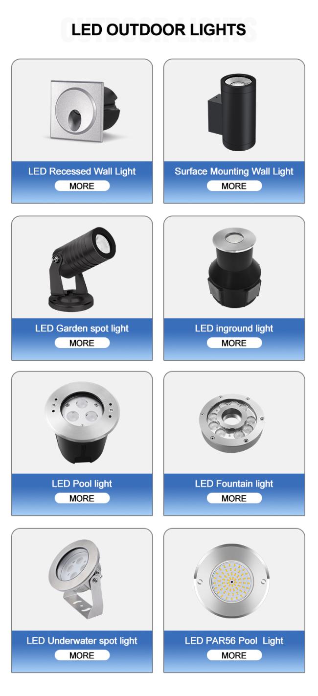 Nozzle Fountain Light garden installation