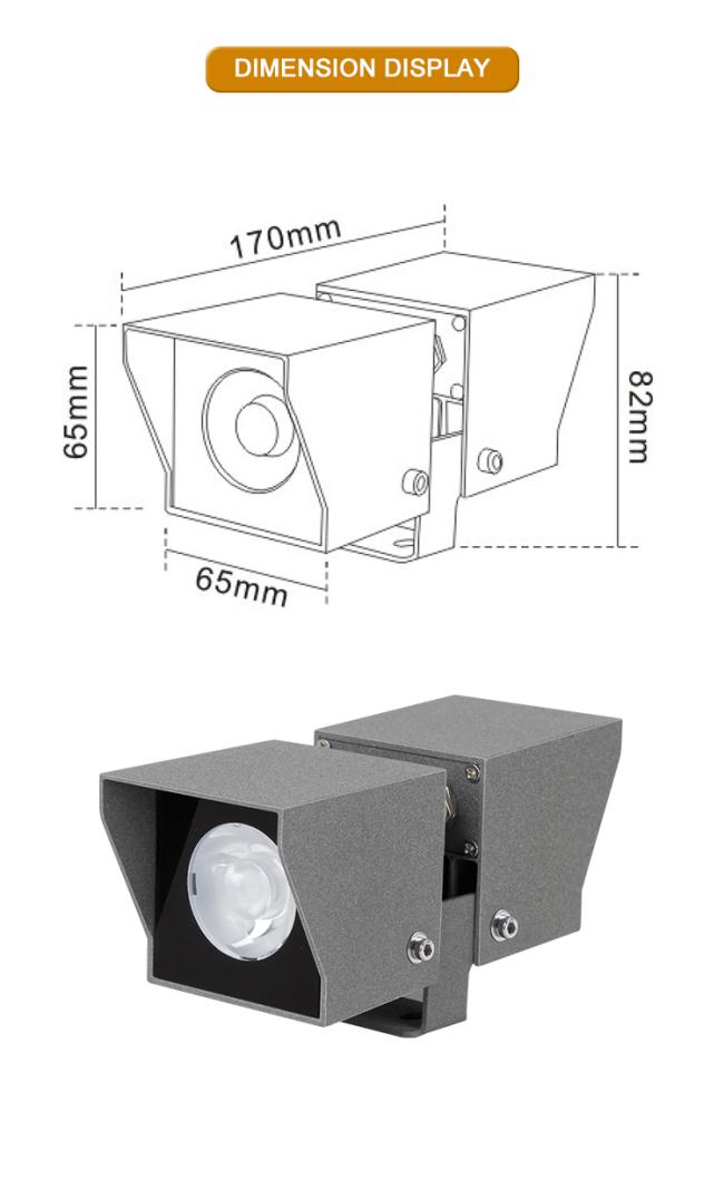 Garden spot light flood light installation