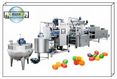 China Fruit Taste Hard Candy Production Line Hard Candy Processing Line Equipment Hard Candy Making Machine Lines for sale
