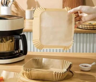 Chine Les revêtements de papier de friteuse jetable d'air ajustent le revêtement de parchemin pour la micro-onde Oven Cooking à vendre