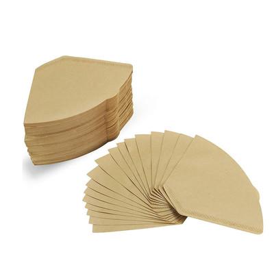 China 8 - 12 Cup Unbleached Cone Coffee Filter Biodegradable Conical Coffee Filters for sale