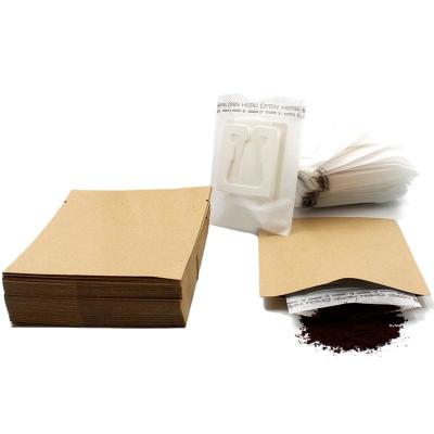 China 9 X 7.4 Cm Drip Coffee Filter Bags White for 8g-15g Coffee for sale