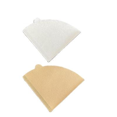 China V60 Coffee Filter Paper Espresso Coffee Drip Paper Filter With Ear for sale