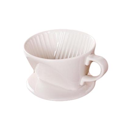 China La porcelana de cerámica vierte sobre el OEM del filtro de café en venta