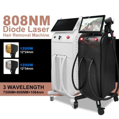 China Stationary 808 Laser Hair Removal Machine , Painless Depilatory Machine 1064nm for sale