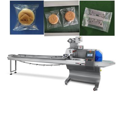 China tableware honey spoon pillow packaging machine horizontal face mask biscuit bakery bread flow pack packaging machine for sale
