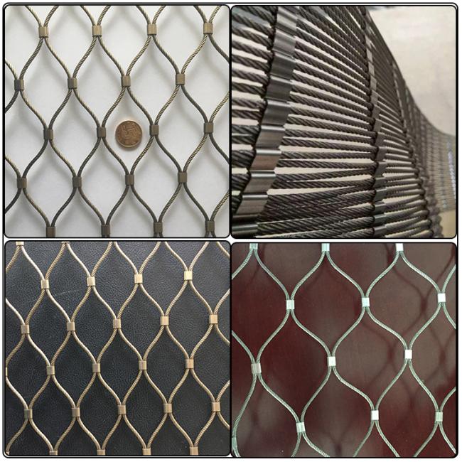 150x150 Stainless Steel Security Bag Wire Ss Ferrule Rope Cable Mesh