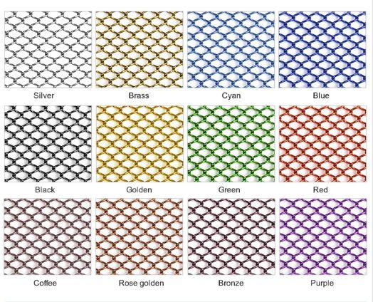 Decorative Metal Curtain/Chain Link Metal Mesh Drapery