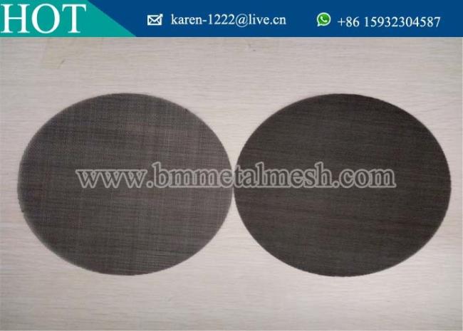 Mild Steel Round Shape Extruder Screens For Filters,Dia 170mm Plain Weave Filter Discs