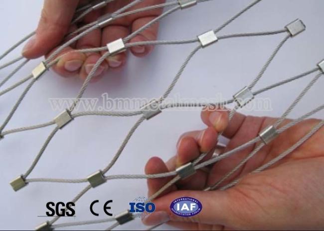 Stainless Steel Rope Mesh For Animal Enclosure Fence (Inox X-tend mesh)