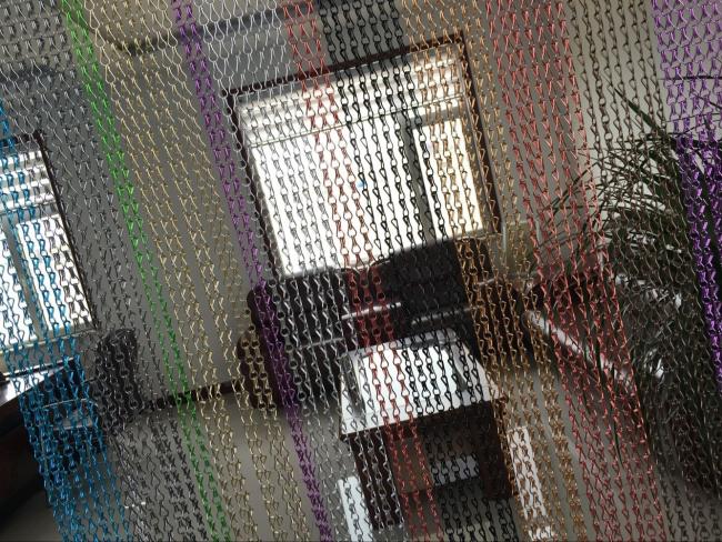 Factory Aluminum Anodized Fly Door Chain Curtains