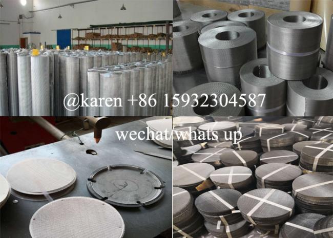 stainless steel extruder screen filters for machine