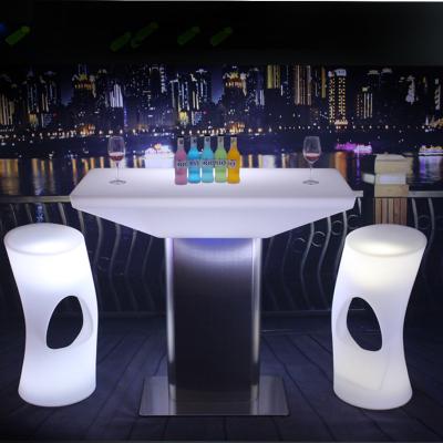 China Commercial Light Up LED Furniture Rechargeable For Party Bar for sale
