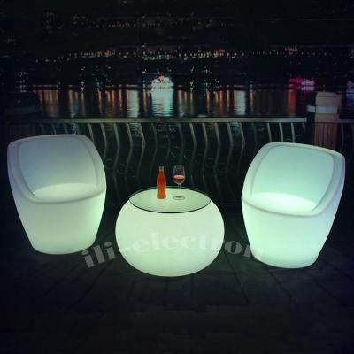 China Recarregável LED Glow Mobiliário cadeira à prova d'água Para evento clube noturno à venda