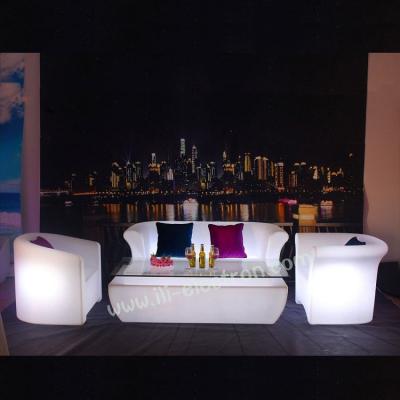 China Rechargeable Light Up LED Furniture Sofa Chair For KTV Nightclub Bar for sale