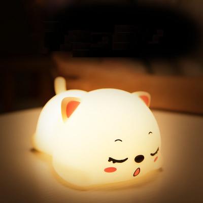China Tap Control Silicone Night Light for Kids for sale