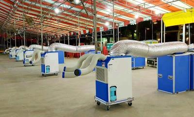 China condicionador de ar 6.5kw refrigerar de ponto de 2600m3/H 22000btu para cantinas à venda