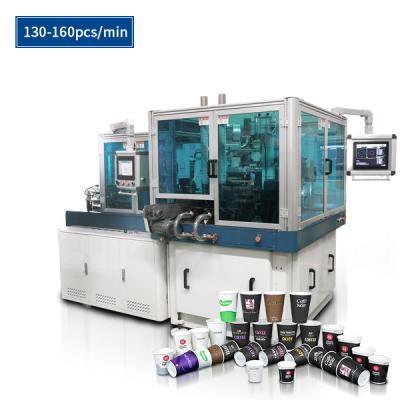China Automatic Lubricating Disposable Cup Making Machine 100-120pcs/Min High Speed for sale