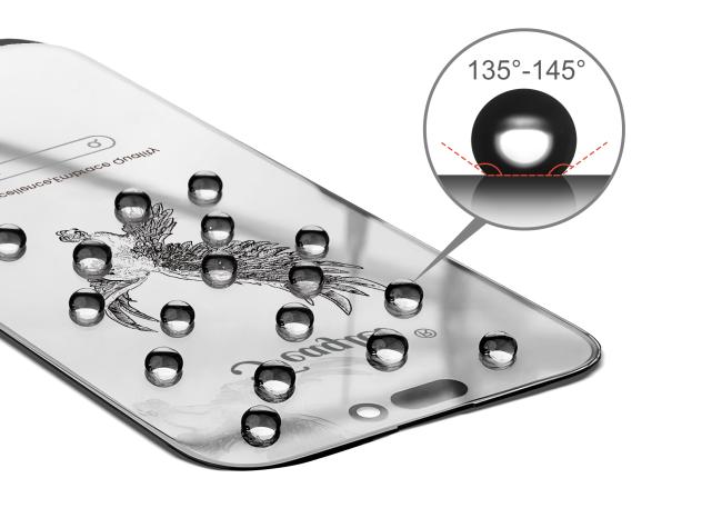 AF electroplating oleophobic coating demonstration