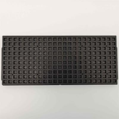 China Customized Black Micro Cavity JEDEC Matrix Tray For IC Components for sale