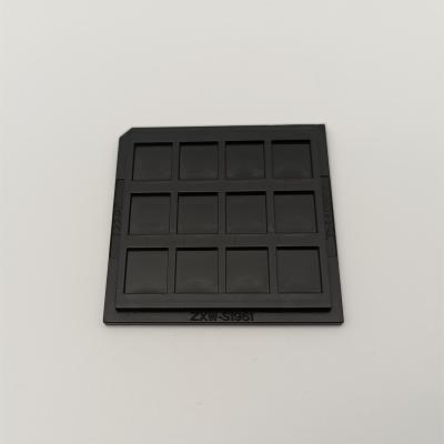 China Standard Square Matrix Waffle Pack Chip Tray Match Lid Clip Environmentally Friendly for sale