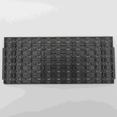 China Heat Resistant Jedec Matrix Trays Black For Electronic Parts en venta