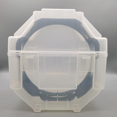 China 8 Inch Transparent Wafer Shipping Box for sale
