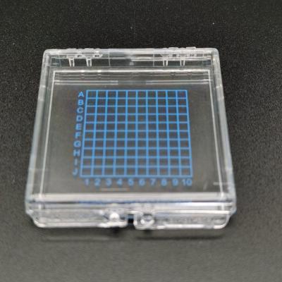 China Blue Screen Printing CSP Gel Sticky Box ESD For Capacitance Parts for sale