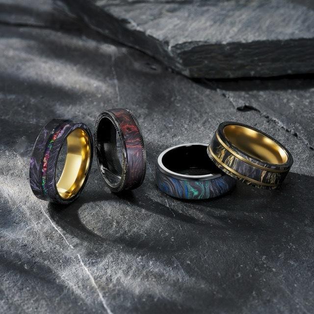 Custom Colored Forged Carbon Fiber Ring | OEM Manufacturer 0