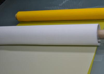 Китай Сетка экрана полиэстера 144 дюймов, белый отсчет сетки 110 ткани печатания экрана продается