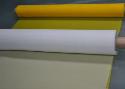 中国 84ミクロンのシルク スクリーンの生地、PCB/ガラス印刷のための絹のボルトで固定する布 販売のため