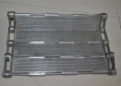 China Vínculo de acero inoxidable Mesh Bakery Conveyor Belt, acero galvanizado de acero de la placa del listón de la cadena de encargo del metal de carbono 304 316 en venta