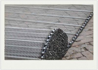 China Food Industry Wire Mesh Conveyor Belt With Smooth Traffic / Chain Link Conveyor Belt for sale
