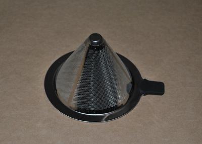 China Washable Stainless Steel Wire Mesh Filter Conical Coffee Filter for sale