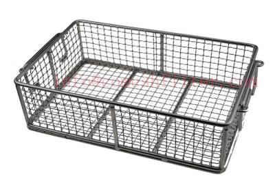 China Long Life Stainless Steel Storage Basket For Steaming / Freezer / Kitchen for sale