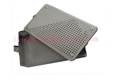 China Metal Mesh Sterilizing Stainless Steel Basket For Medical Instruments for sale
