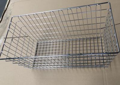 China Stainless Kitchen Cabinet Metal Wire Basket / Vegetable Storage Basket for sale