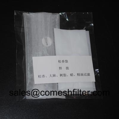 China 90 Micron 1.5x2.5 2.5x3.5 Nut Milk Filter Bag for sale