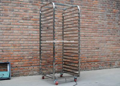 China 201 carretilla de acero inoxidable del estante del grado FDA 1.5m m para el horno rotatorio en venta