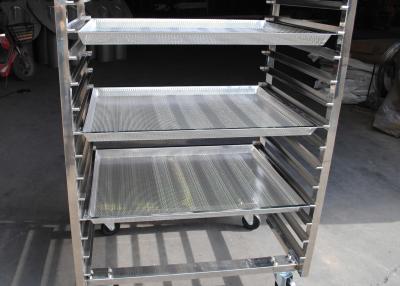 China Ss201 15 Layer Bread Trolley For Fast Food Kitchen Equipment for sale