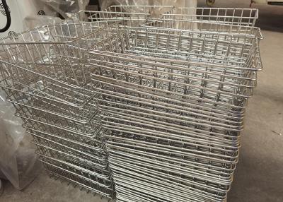 China Commercial Bakery Stainless Steel Mesh Basket Custom Size 304 Storing Bread Cakes for sale