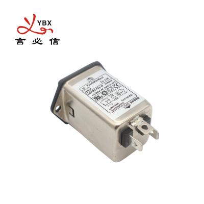 China Yanbixin 50/60Hz Filtro de entrada IEC com fusível 1A ~ 10A Filtro EMI de tomada à venda