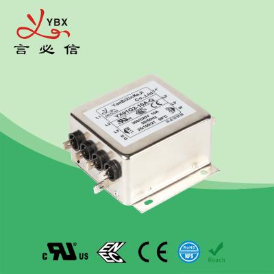China Industrial 3A 440V Inverter EMI Filter / Three Phase EMI Filter for sale