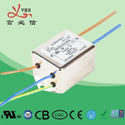 China Linha vida ativa longa do IEM de YB41D4-10A do filtro 1A-30A do bloqueador da C.A. do IEM IRF à venda