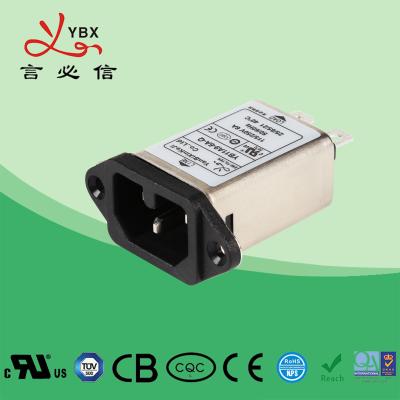 中国 Yanbixinの電子10AインラインEMIフィルタ/洗濯機EMI AC RFIフィルター 販売のため