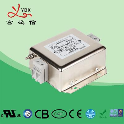 China EMI Electrical Line Noise Filter Single Phase Two Stage AC Motor for sale