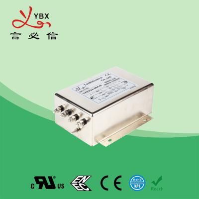 China 100A Three Phase Inverter EMI Filter / Power Inverter Noise Filter for sale