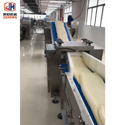 China SUS304 Automatic Raw Lachha Paratha Making Machine Green Onion Pie Production Line for sale
